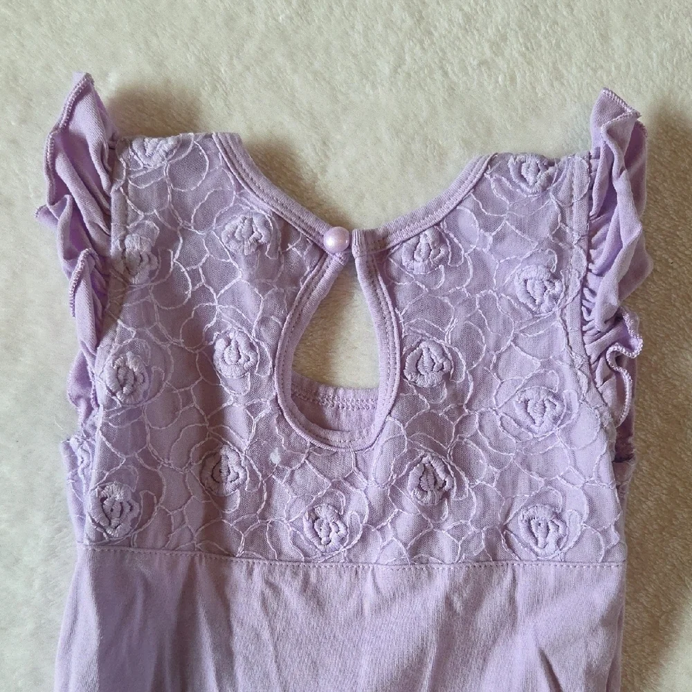 Lavender Ruffled Kids Costume Dress